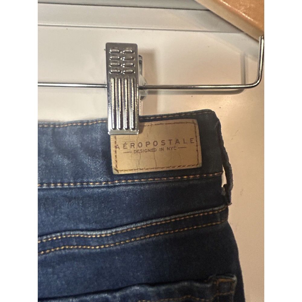 Aeropostale  -  Women's High Waisted Jegging - Stretch Denim Jeans -  Size 0 REG - Picture 6 of 7